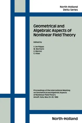 de Filippo / Marinaro / Marmo |  Geometrical and Algebraic Aspects of Nonlinear Field Theory | eBook | Sack Fachmedien