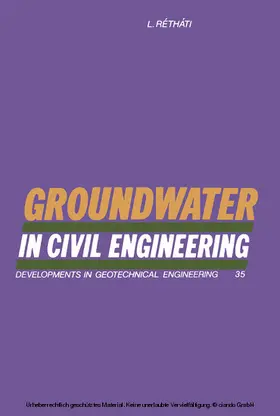Rétháti |  Groundwater in Civil Engineering | eBook | Sack Fachmedien
