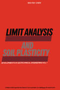 Chen |  Limit Analysis and Soil Plasticity | eBook | Sack Fachmedien