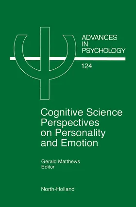 Matthews |  Cognitive Science Perspectives on Personality and Emotion | Buch |  Sack Fachmedien