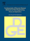 Jing / Stephansson |  Fundamentals of Discrete Element Methods for Rock Engineering: Theory and Applications | Buch |  Sack Fachmedien