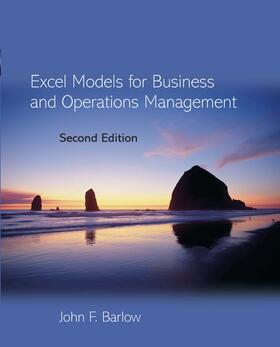 Barlow | Barlow: Excel Models for Business 2e | Buch | 978-0-470-01509-4 | sack.de