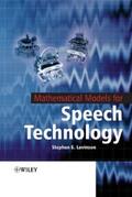 Levinson |  Mathematical Models for Speech Technology | eBook | Sack Fachmedien