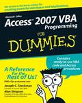 Stockman / Simpson |  Access 2007 VBA Programming for Dummies | Buch |  Sack Fachmedien