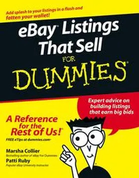 Collier / Ruby |  eBay Listings That Sell For Dummies | eBook | Sack Fachmedien