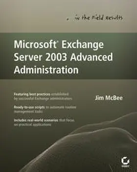 McBee |  Microsoft Exchange Server 2003 Advanced Administration | eBook | Sack Fachmedien