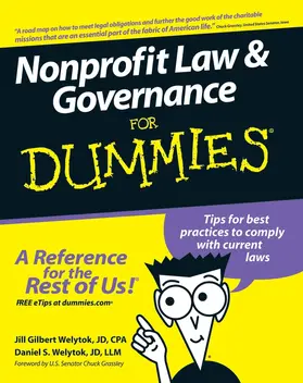 Welytok |  Nonprofit Law and Governance for Dummies | Buch |  Sack Fachmedien