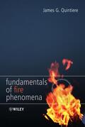 Quintiere |  Fundamentals of Fire Phenomena | Buch |  Sack Fachmedien