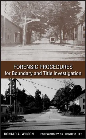 Wilson |  Forensic Procedures for Boundary and Title Investigation | Buch |  Sack Fachmedien