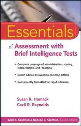 Homack / Reynolds |  Essentials of Assessment with Brief Intelligence Tests | eBook | Sack Fachmedien