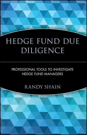 Shain |  Hedge Fund Due Diligence | Buch |  Sack Fachmedien