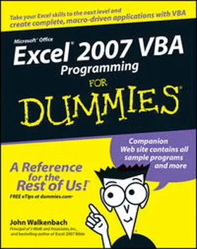 Walkenbach |  Excel 2007 VBA Programming For Dummies | eBook | Sack Fachmedien