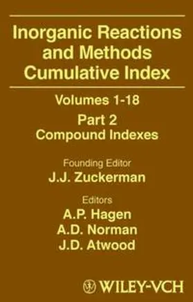 Zuckerman / Hagen / Norman |  Inorganic Reactions and Methods, Cumulative Index | eBook | Sack Fachmedien