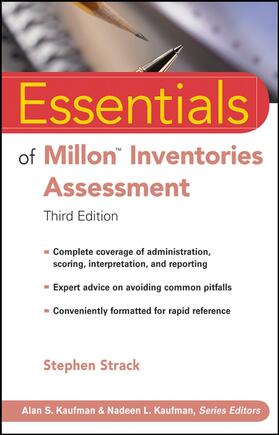 Strack |  Essentials of Millon Inventories Assessment | Buch |  Sack Fachmedien