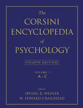 Weiner / Craighead |  The Corsini Encyclopedia of Psychology, Volume 1 | Buch |  Sack Fachmedien