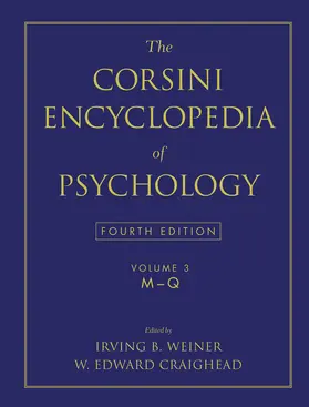 Weiner / Craighead |  The Corsini Encyclopedia of Psychology, Volume 3 | Buch |  Sack Fachmedien