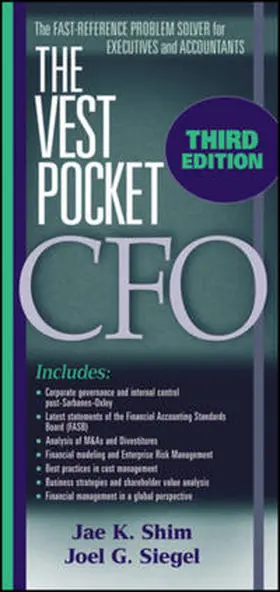 Shim / Siegel |  The Vest Pocket CFO | eBook | Sack Fachmedien