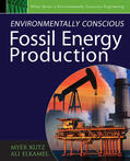 Kutz |  Environmentally Conscious Fossil Energy Production | Buch |  Sack Fachmedien