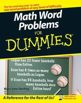 Sterling | Math Word Problems For Dummies | E-Book | www.sack.de