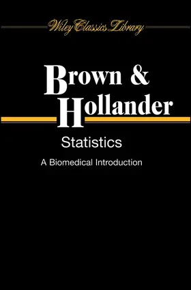Brown / Hollander | Statistics | Buch | 978-0-470-25161-4 | www.sack.de
