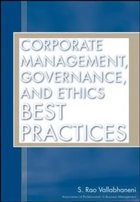 Vallabhaneni | Corporate Management, Governance, and Ethics Best Practices | E-Book | www.sack.de