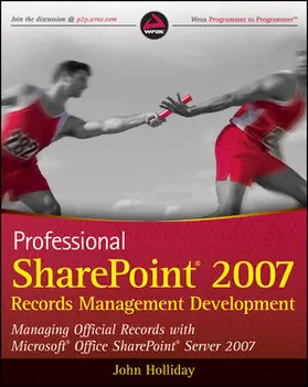 Holliday |  Professional SharePoint 2007 Records Management Development | Buch |  Sack Fachmedien