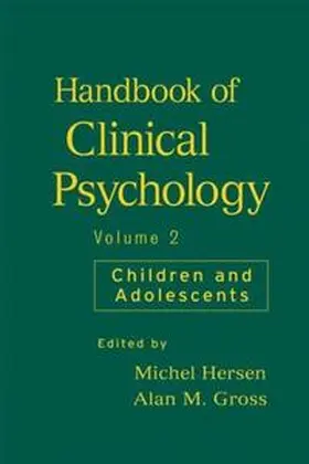 Hersen / Gross |  Handbook of Clinical Psychology, Volume 2 | eBook | Sack Fachmedien
