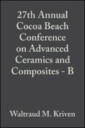 Kriven / Lin |  27th Annual Cocoa Beach Conference on Advanced Ceramics and Composites - B, Volume 24, Issue 4 | eBook | Sack Fachmedien