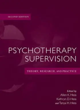 Hess |  Psychotherapy Supervision | eBook | Sack Fachmedien
