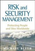 Blyth |  Risk and Security Management | eBook | Sack Fachmedien