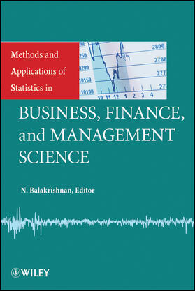Balakrishnan | Methods and Applications of Statistics in Business, Finance, and Management Science | Buch | 978-0-470-40510-9 | sack.de