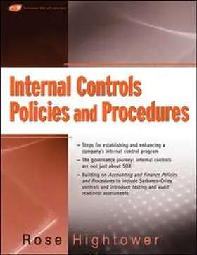 Hightower | Internal Controls Policies and Procedures | E-Book | www.sack.de