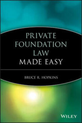 Hopkins | Private Foundation Law Made Easy | E-Book | sack.de