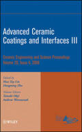 Lin / Zhu / Ohji |  Advanced Ceramic Coatings and Interfaces III, Volume 29, Issue 4 | eBook | Sack Fachmedien