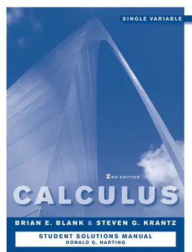 Blank / Krantz |  Calculus: Single Variable | Buch |  Sack Fachmedien