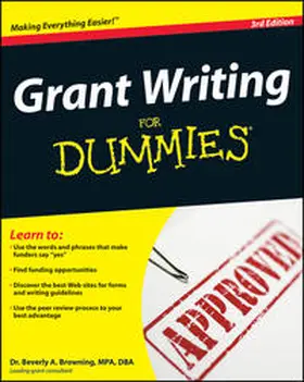 Browning |  Grant Writing For Dummies | eBook | Sack Fachmedien