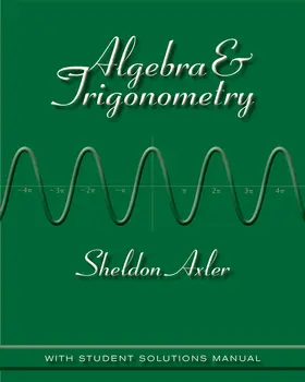 Axler |  Algebra & Trigonometry | Buch |  Sack Fachmedien