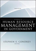 Condrey |  Handbook of Human Resource Management in Government | Buch |  Sack Fachmedien