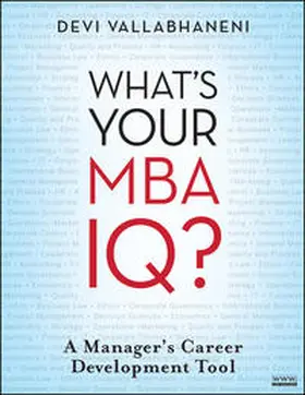 Vallabhaneni |  What's Your MBA IQ? | eBook | Sack Fachmedien