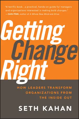 Kahan |  Getting Change Right | Buch |  Sack Fachmedien