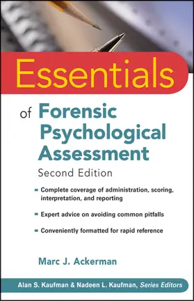 Ackerman | Essentials of Forensic Psychological Assessment | Buch | 978-0-470-55168-4 | www.sack.de