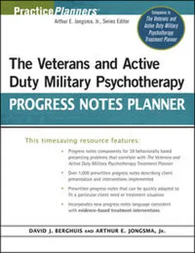 Jongsma / Berghuis |  The Veterans and Active Duty Military Psychotherapy Progress Notes Planner | eBook | Sack Fachmedien