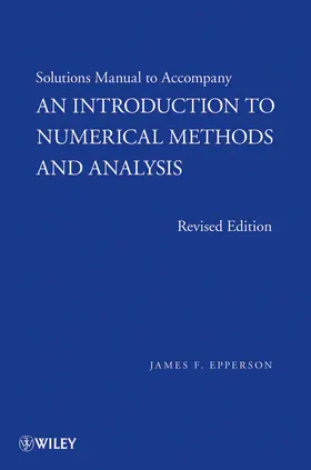 Epperson |  Numerical Methods Rev Ed SM | Buch |  Sack Fachmedien