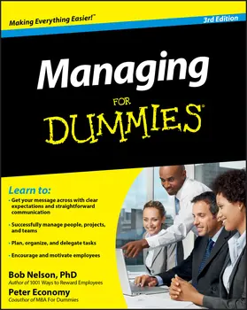 Nelson / Economy |  Managing for Dummies 3e | Buch |  Sack Fachmedien