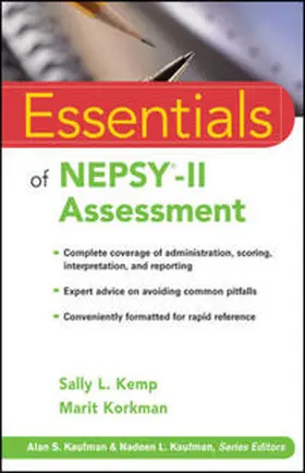 Kemp / Korkman |  Essentials of NEPSY-II Assessment | eBook | Sack Fachmedien