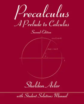 Axler |  Precalculus | Buch |  Sack Fachmedien