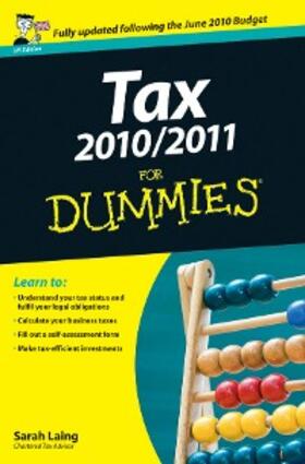 Laing | Tax 2010 / 2011 For Dummies, UK Edition | E-Book | sack.de