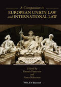 Patterson / Södersten |  A Companion to European Union Law and International Law | Buch |  Sack Fachmedien