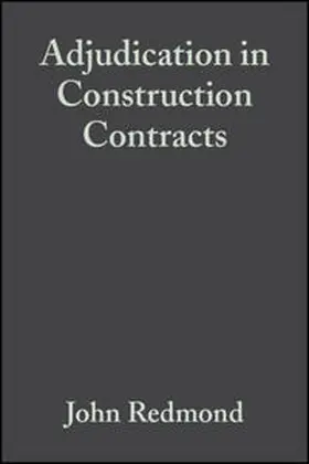 Redmond |  Adjudication in Construction Contracts | eBook | Sack Fachmedien