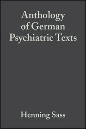 Saß |  Anthology of German Psychiatric Texts | eBook | Sack Fachmedien
